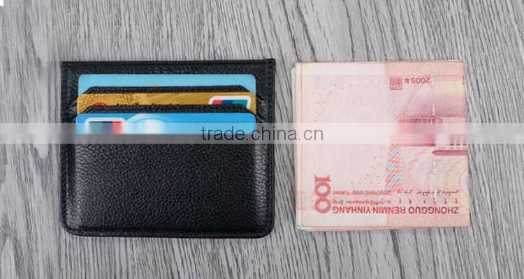 Good quality slim cow leather card holder