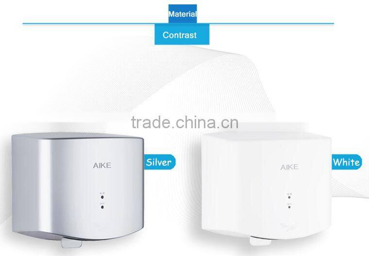 AIKE HAND DRYER AK2630 ABS Plastic Automatic Jet Air Hand Drier for bathroom