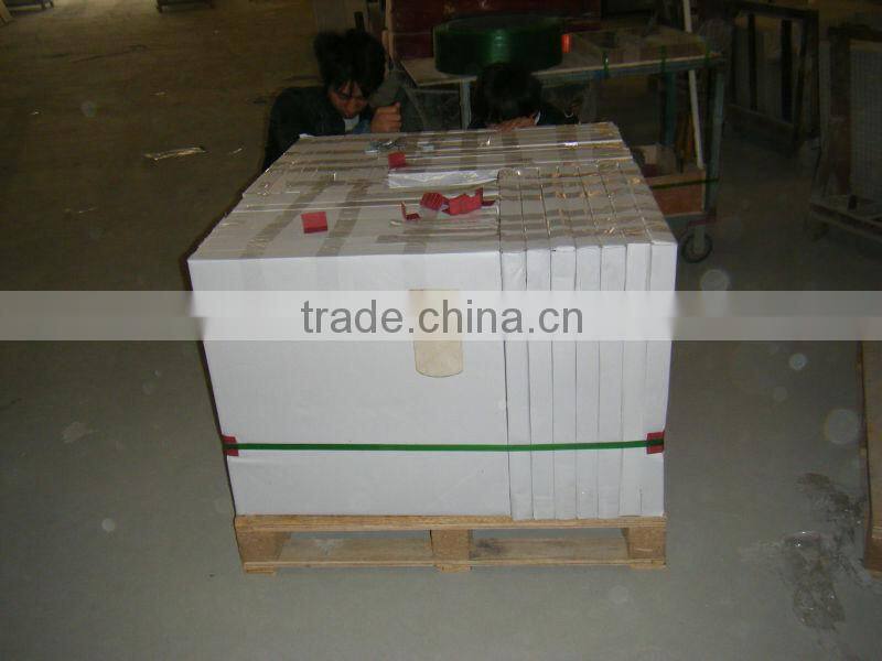 Dark emperador and ceramic composite tiles