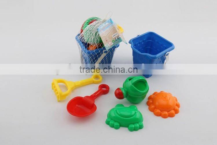 Summer funny beach sand molds toys for kids Beach bucket (6 PCS)