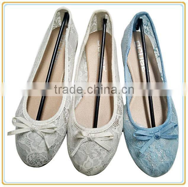 2015 new design girl sexy lace ballerina women soft sole no lace casual shoes