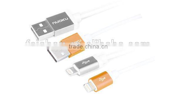 Quality hot sale colorful usb data cable for iphone