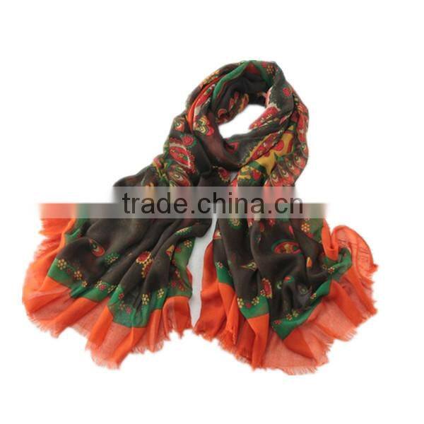 100% polyester scarf for lady fashion street style