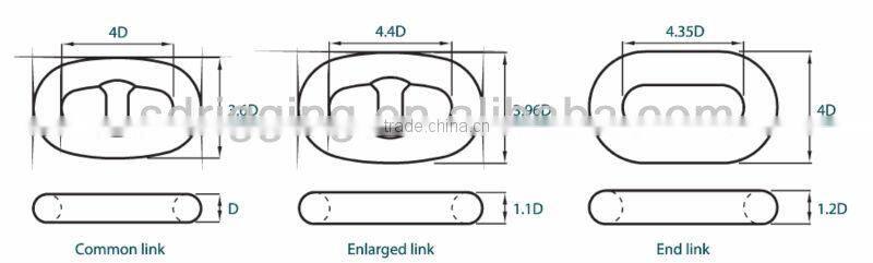 Painted Black 16mm Stud Anchor Chain