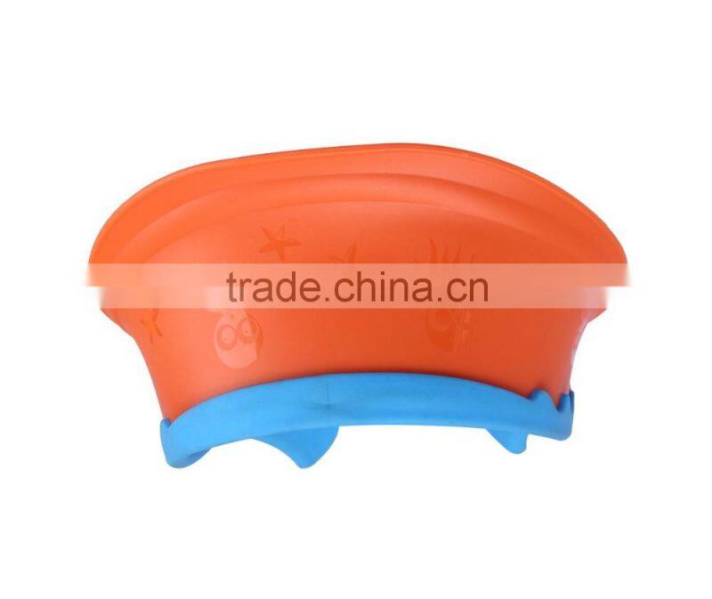 Plastic baby shower cap / protective bath cap