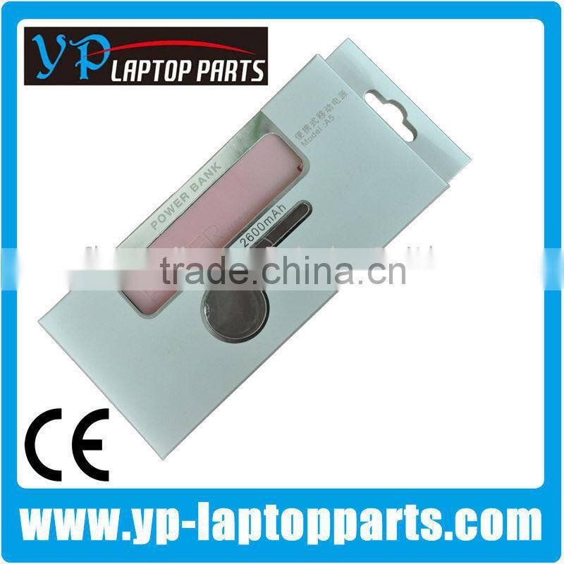 2600mAh Backup Portable Power pack Mobile Charger Power Bank Power Bank Indicator light for Iphone/Samsung/HTC/Nokia