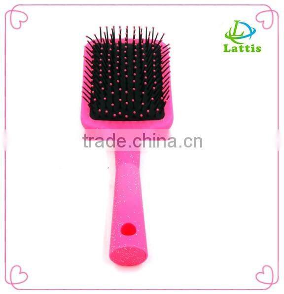 Plastic Flexible hair brush Beautiful Star Electric Hair Straightener Comb Brush