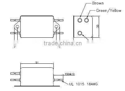 Single Phase ul TUV Certificate Noise Filter 1a