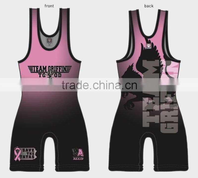 Stan Caleb Hot design of sublimated wrestling singlets youth wrestling singlet 2016