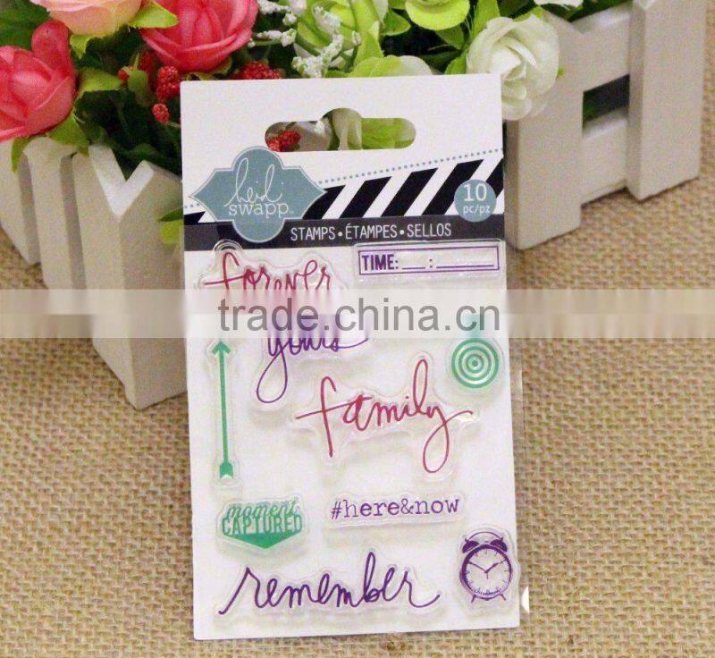 Clear stamp Promotin Gift