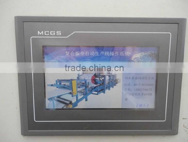 eps sandwich panel machine Trapezoidal Roofing Sheet Roll Forming Machine