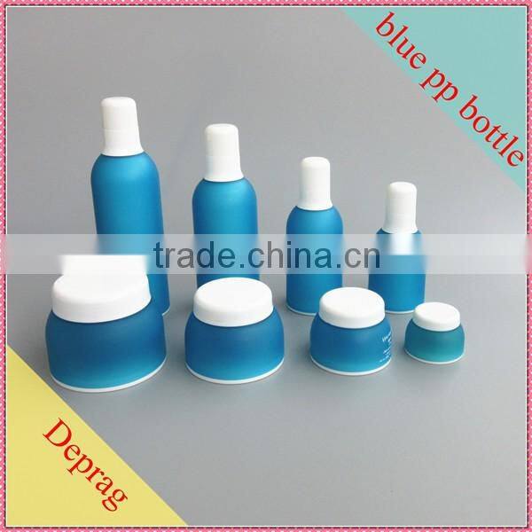 Latest and unique design round plastic cosmetic bottle for packaging with high quality for lotion cream from China