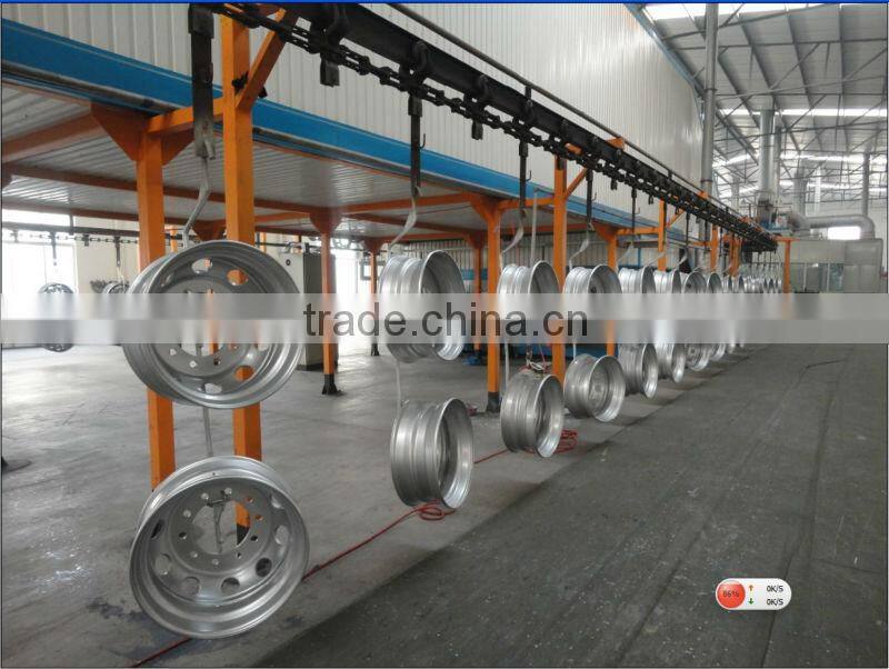 22.5/8.25 silver truck steel wheels