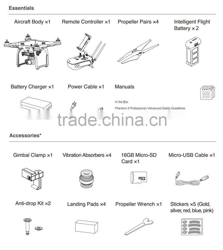 2016 HOT DJI Phantom 3 Advanced with extra battery and backpack and everything you need