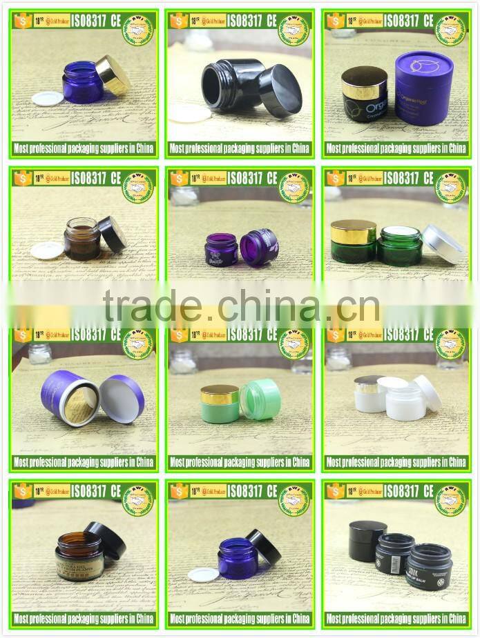 Personal Care Industrial Use glass Cream Jar