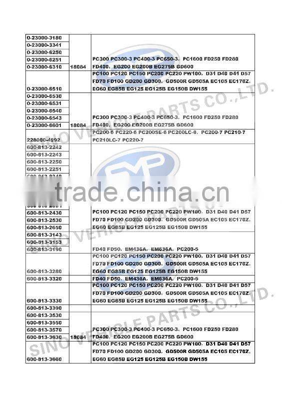KOMATSU 0-23000-1160 Car Starting Motor
