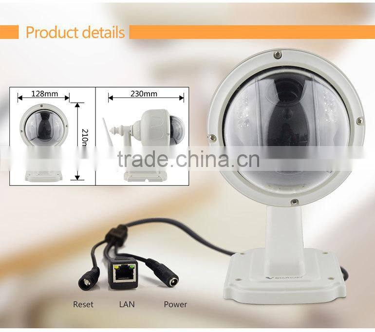 Trade Assurance Supplier ONVIF Waterproof pan tilt 4 optical Zoom cmos dome waterproof security cctv camera