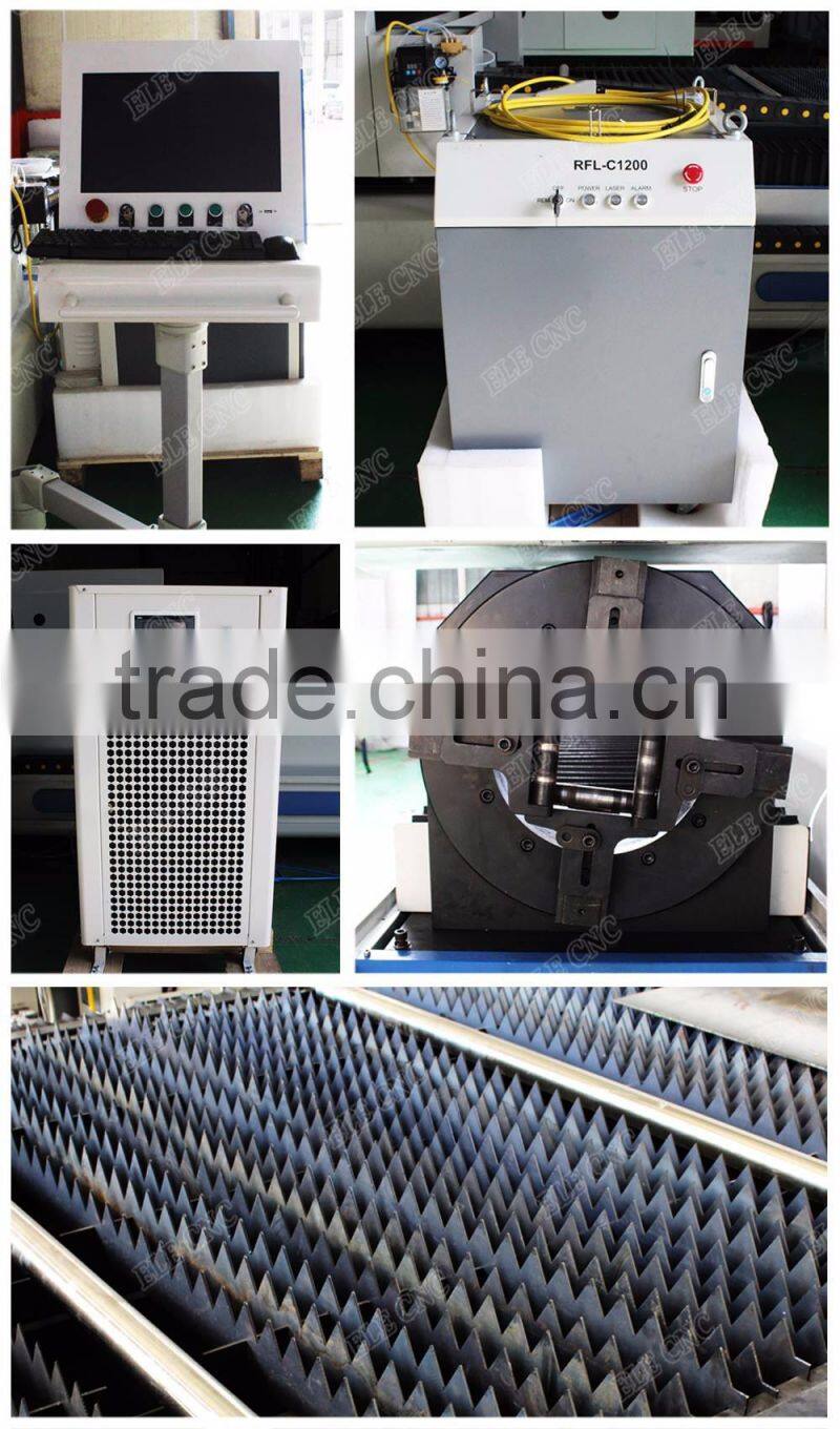 1200w Fiber laser cut metal shapes , fiber laser cutting machine for stainless steel