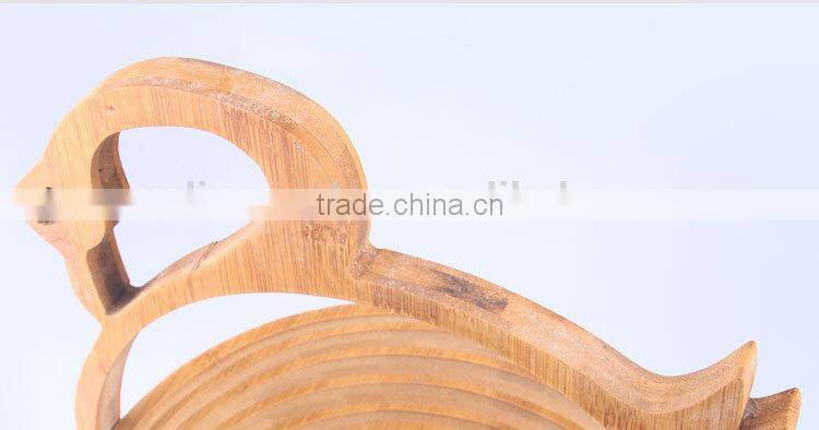 Wood hanging fruit basket Vegetable Basket, Wood Chip Storage Basket, Wooden Fruit Basket