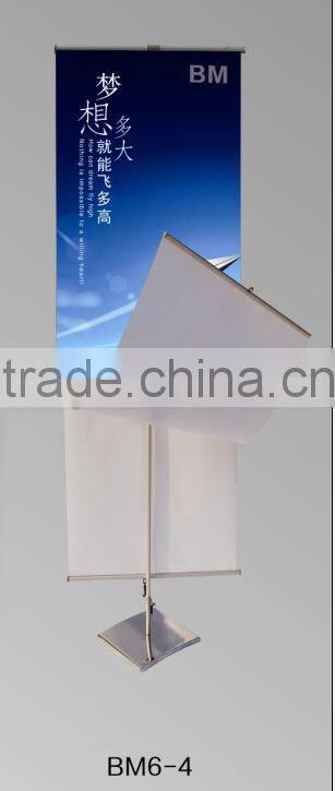 Wall picture shelf stand with double sides , free standing picture display stands ,