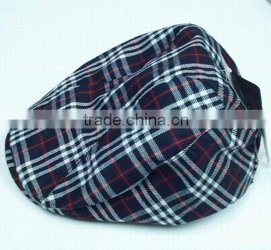 2013 customized checked german cap,newsboy cap,Ivy Hats