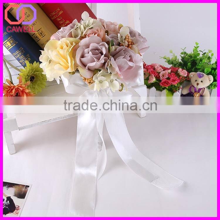 wedding flower heads mini silk rose bouquet very Charming