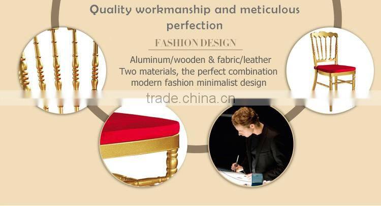 Wholesale durable stacking aluminium wedding chair metal banquet hall chairs for sale