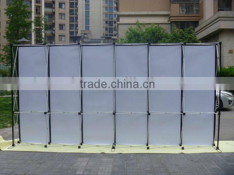 aluminum trade show display backdrop