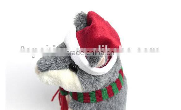2015 Promotional products for kids talking repeat plush hamster,mini cute speaking recording hamster, repeat what you say