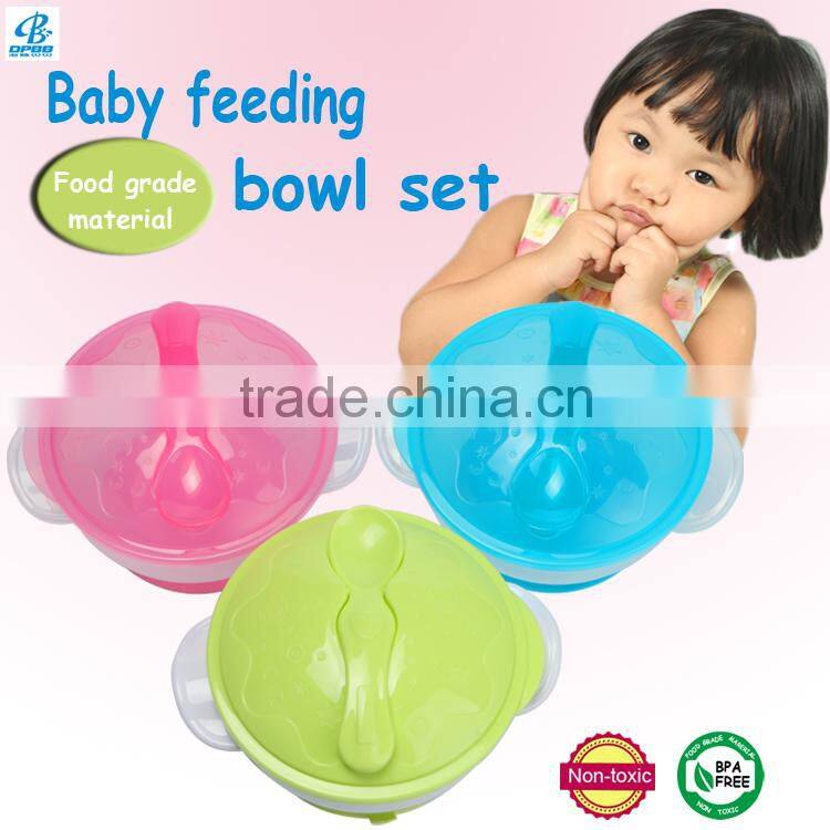 Baby products heat-resistance eco-friendly pp no spill bowl for kids