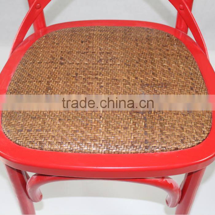 X back side chair/Provincial cross back dining chair/Antique classic X cross back chair