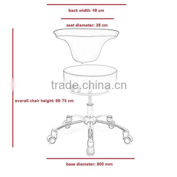 New Salon Beauty Massage Stool Styling Hairdressing Barber Tatto Manicure Chair