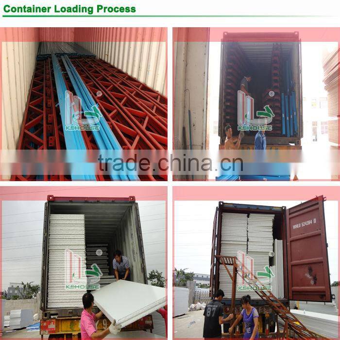 Chinese modern exquisite prefab roof fast building system