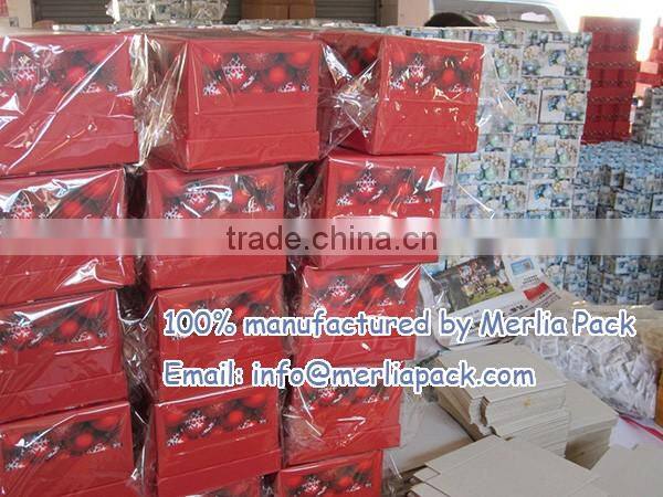 2016 Square Storage Cardboard Box Christmas Candles Home Decoration Boxes