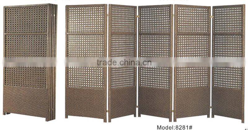 Fabricated building material partition wall folding wall screen folding garden fence