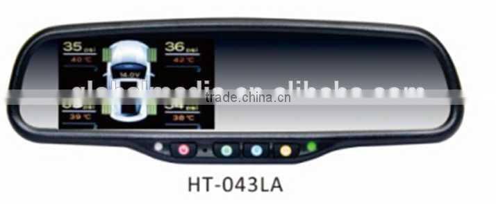 germid interior rearview mirror with high temperature alert setting