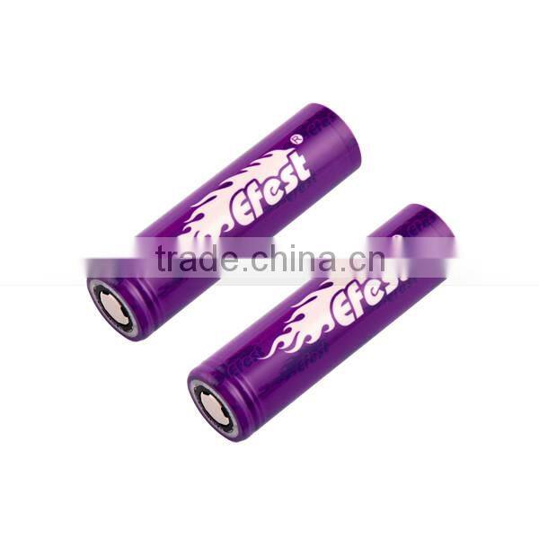 Fast Shipping Efest IMR 18650 3500mah 20 Amp New Wrapper Efest 20A IMR 18650 3500mah flat top rechargeable battery