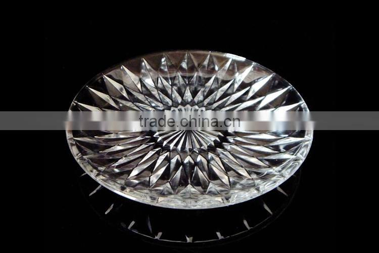 glass charger plates wholesale with diamond design