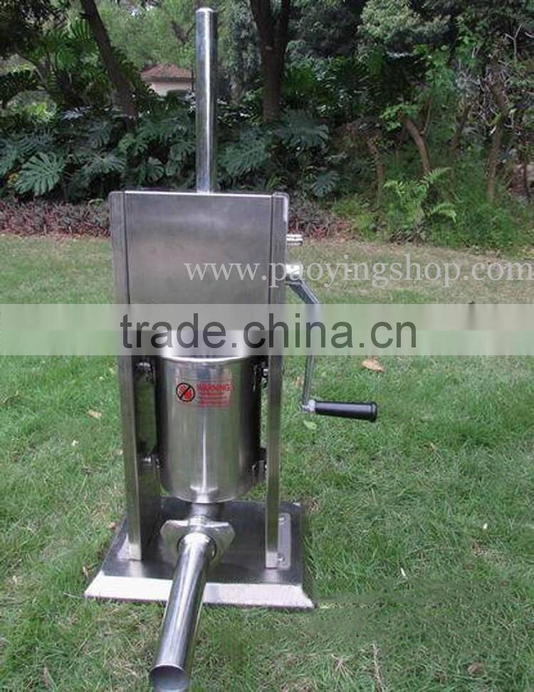 3L Commercial Stainless Steel Manual Hand Crank Sausage Stuffer and Churros Machine