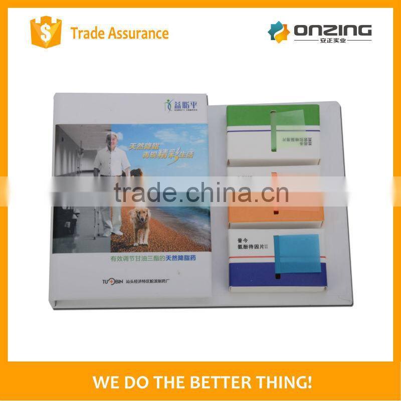 High quality memo holder with sticky notes