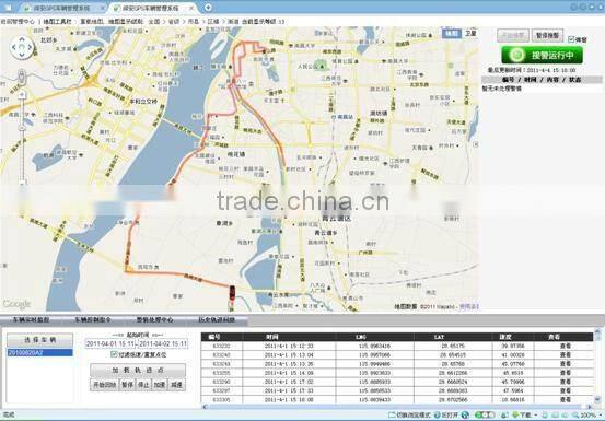 Bluetooth gps car racking and alarm system with strong hidden GPS/GPS Auto car alarm system