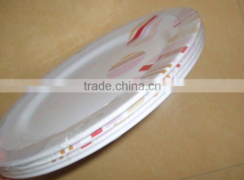 6"-14" flat melamine ware dinner plate with full printing