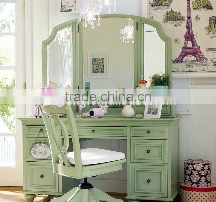 Mirrored Furniture Hotel Cabinet Folding Dresser