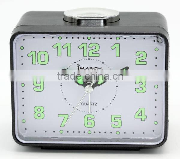 Fresh Design Bell Alarm Clock with Snooze and Light for Old men