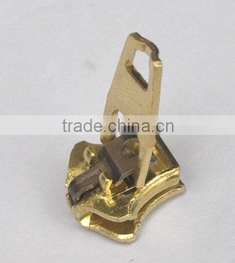 3YG Brass Slider, Semi Auto Lock Metal Slider, Durable Jeans Zipper Slider
