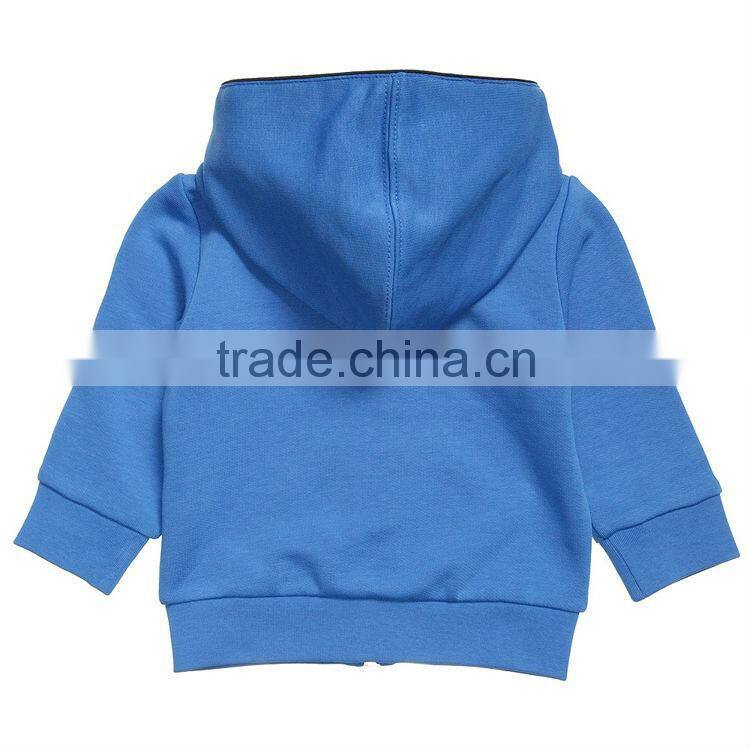 Wholesales Manufacturer Autumn Clothing Set Plain Zip-up Hoody And Pants For Kids