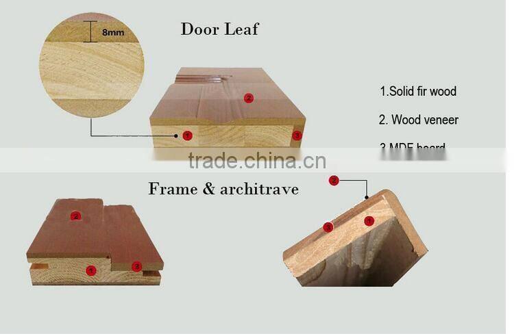 Commercial Position Wholesale wood door press machine entry door