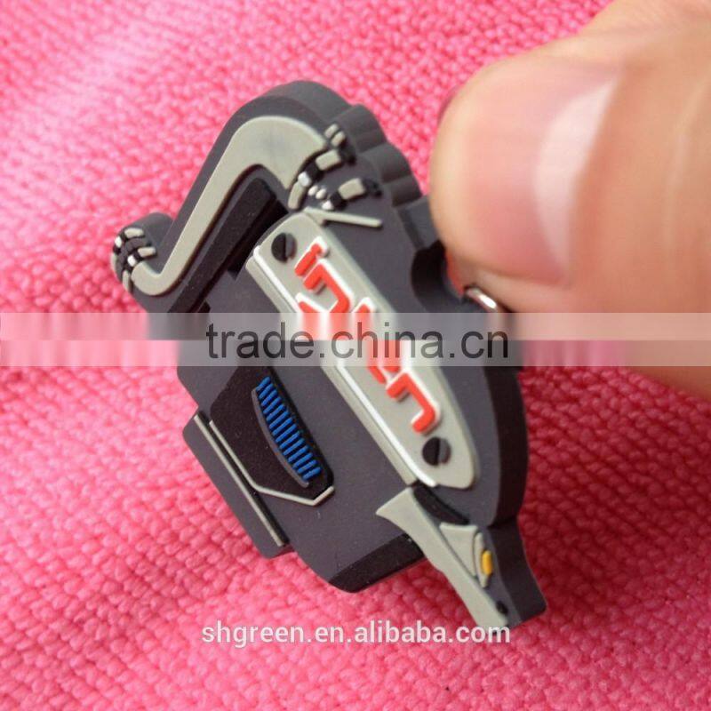Cartoon 3D silicone rubber keychain