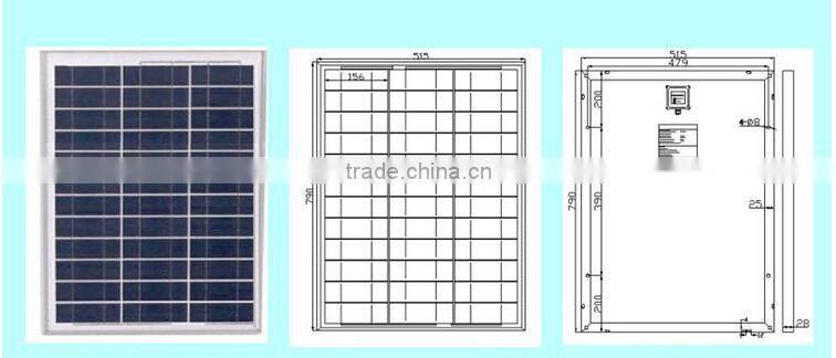 Using UV-resistant silicon , tempered glass ,60W Polycrystalline Solar Panels