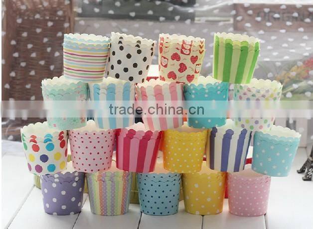 Blue Diagonal Stripe Standard Baking Cups cupcake liners Muffin Cups Paper Cupcake Cups Liners Cupcake Cases